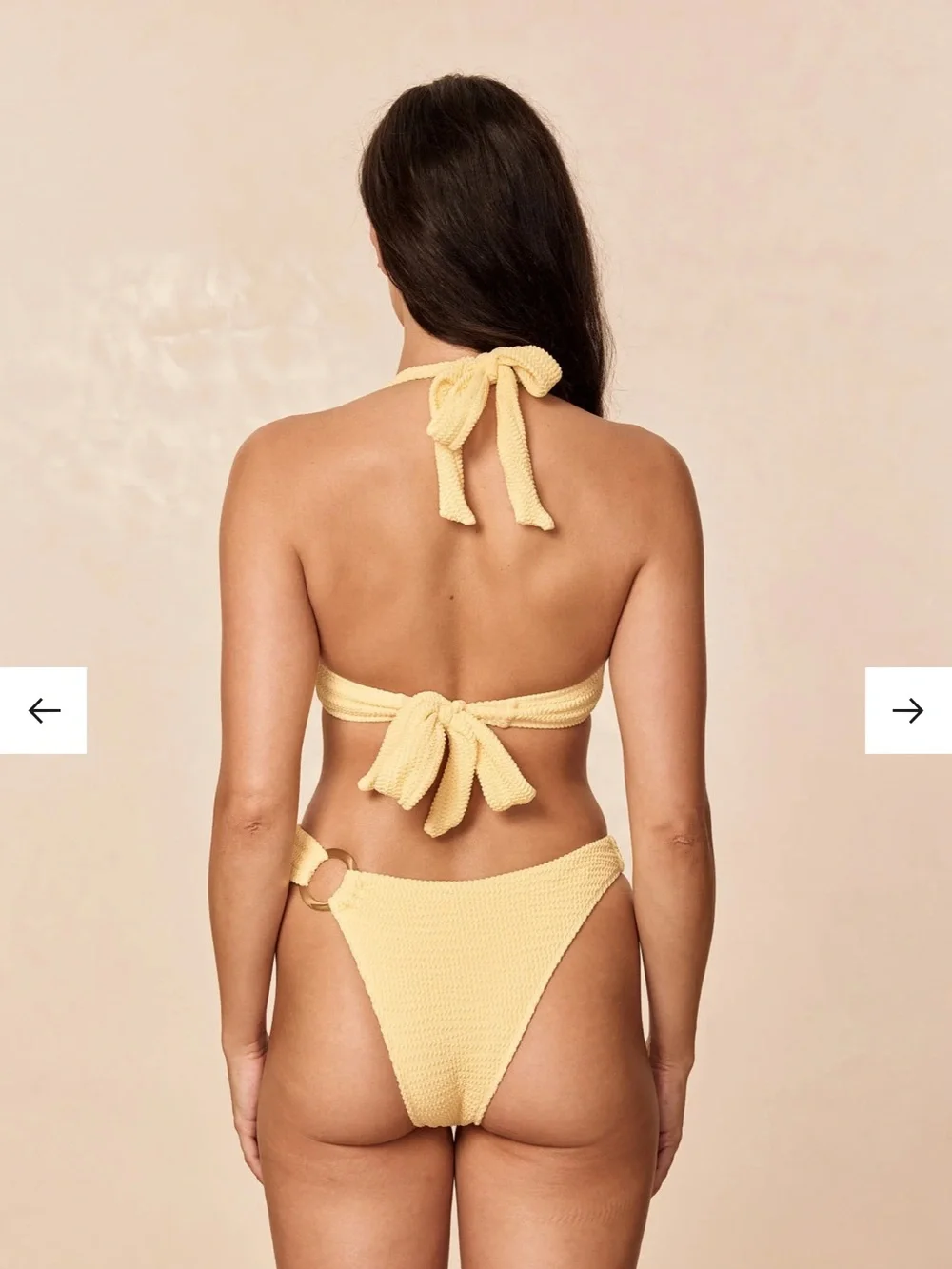 Monday Swimwear crinkle Bikini Top